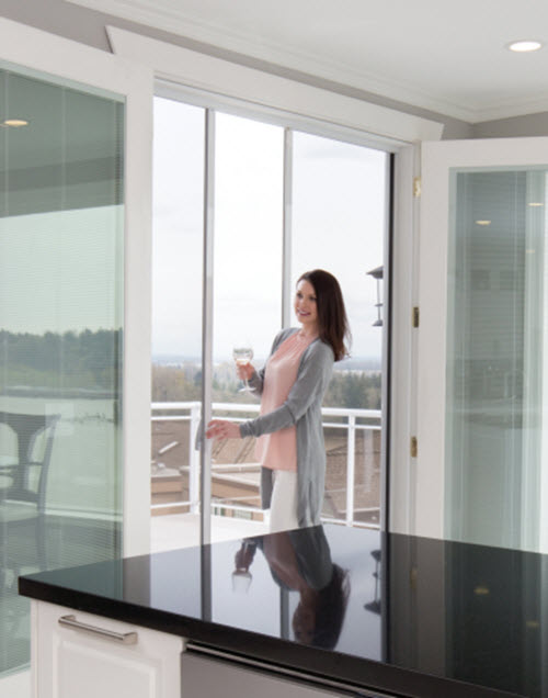 Mirage retractable screen door installation